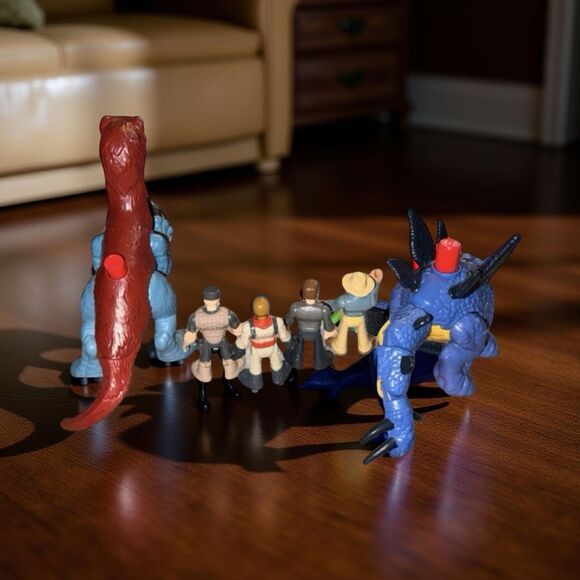 Imaginext Jurassic World Dinosaur Lab Truck Owen Grady Dr. Grant Figures - Picture 5 of 10